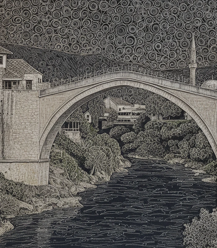 Mostar most u filigranu