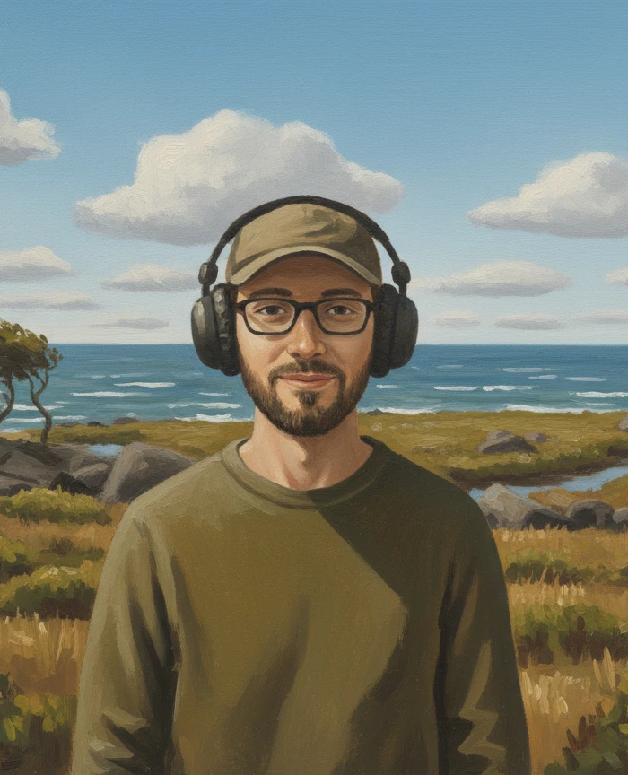 Portret na obali, naivno
